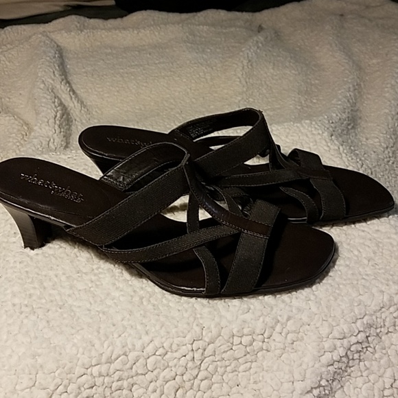 Aerosoles Shoes Brown Leather Sandal - Picture 4 of 6